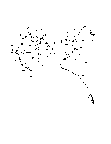 Parking brake Diagram and Parts List for  Husqvarna Lawn Mower
