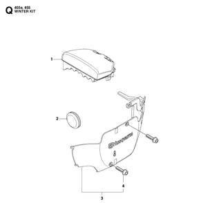 Winter Kit Diagram and Parts List for 2013-01 Husqvarna Chainsaw