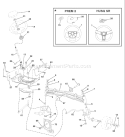Part Location Diagram of 538691201 Husqvarna Welded Wheel Spindle - Right