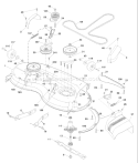 Part Location Diagram of 532195945 Husqvarna Mandrel Pulley Assembly