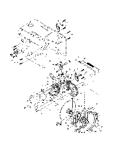 Drive Diagram and Parts List for  Husqvarna Snow Blower