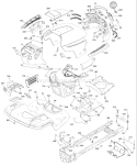 Page A Diagram and Parts List for 2346 XLS 96043004500 -2008-01 Husqvarna Lawn Tractor