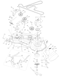 Part Location Diagram of 593773401 Husqvarna Belt Drive Deck