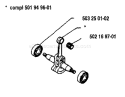 Page G Diagram and Parts List for 25 RL 1988-01 Husqvarna Trimmer