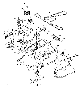Part Location Diagram of 593649701 Husqvarna Deflector Assembly