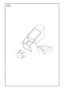 Bagger Diagram and Parts List for  Husqvarna Lawn Mower