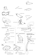 Accessories Diagram and Parts List for 1999-03 Husqvarna Trimmer