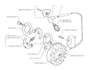 Ignition System  Clutch Diagram and Parts List for 1999-03 Husqvarna Trimmer