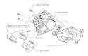 Crankcase Diagram and Parts List for 1999-03 Husqvarna Trimmer