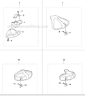 Part Location Diagram of 537076701 Husqvarna Grass Shield