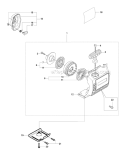 Starter 2 Diagram and Parts List for 2009-05 Husqvarna Brush Cutter