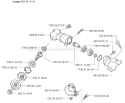 Page K Diagram and Parts List for 326 C 2001-03 Husqvarna Trimmer