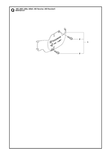 Winter Kit Diagram and Parts List for 450II-450E-450EII-450 RANCHER-450 RANCHERII Husqvarna Chainsaw