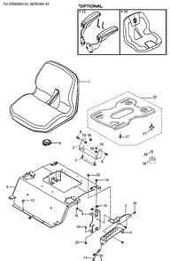 Part Location Diagram of 597781801 Husqvarna Bolt