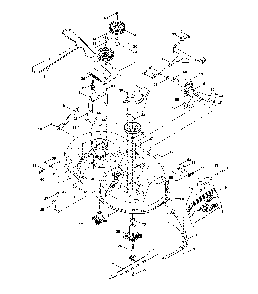 Mower deck/cutting deck Diagram and Parts List for  Husqvarna Lawn Mower