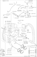 Page L Diagram and Parts List for 338 XPT 2006-09 Husqvarna Chainsaw