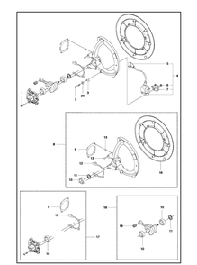Ignition System 2 Diagram and Parts List for  Husqvarna Leaf Blower / Vacuum