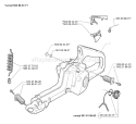 Page K Diagram and Parts List for 1998-02 Husqvarna Chainsaw