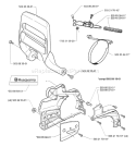 Page C Diagram and Parts List for 1998-02 Husqvarna Chainsaw