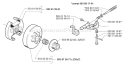 Page H Diagram and Parts List for 1998-02 Husqvarna Chainsaw