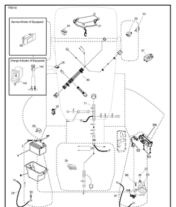 Electrical Diagram and Parts List for 2017-12 Husqvarna Lawn Tractor