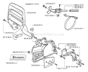 Page C Diagram and Parts List for 2001-01 Husqvarna Chainsaw