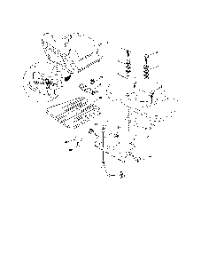 Seat assembly Diagram and Parts List for  Husqvarna Lawn Tractor