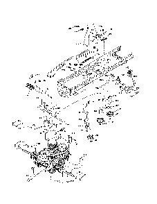 Drive Diagram and Parts List for  Husqvarna Lawn Tractor