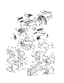 Chassis Diagram and Parts List for  Husqvarna Lawn Tractor