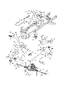 Drive Diagram and Parts List for  Husqvarna Lawn Tractor