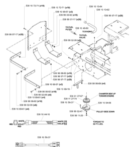 Kohler 24 Hp And 25 Hp Engine Assembly Diagram and Parts List for IZ5225TSPKOA 2006-02 Husqvarna Lawn Mower