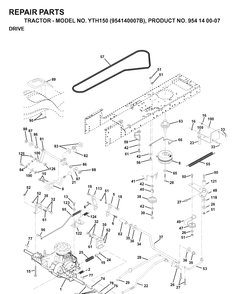 Part Location Diagram of 532156970 Husqvarna Control Asm. Bypass Hydro