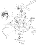 Part Location Diagram of 596989801 Husqvarna Spring, Deck Belt