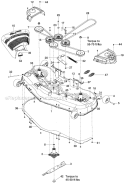 Page K Diagram and Parts List for  Husqvarna