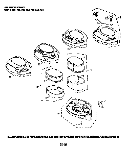 Air intake Diagram and Parts List for  Husqvarna Lawn Tractor