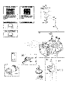 Cylinder/crankshaft Diagram and Parts List for  Husqvarna Lawn Mower