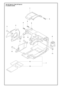 Part Location Diagram of 531435201 Husqvarna Lid