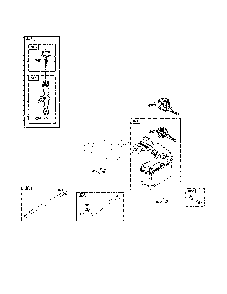 Fuel supply/lubrication Diagram and Parts List for  Husqvarna Lawn Mower