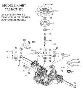 Tufftorq Transaxle Diagram and Parts List for (917289630)(2010-05) Husqvarna Lawn Mower
