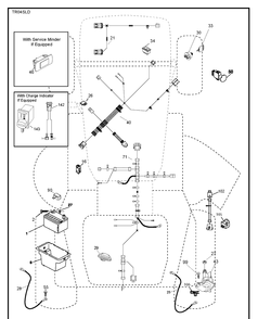 Electrical Diagram and Parts List for (96043025300)(2017-10) Husqvarna Lawn Tractor