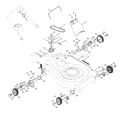 Part Location Diagram of 581840401 Husqvarna Lawn Mower Wheel Dust Cover
