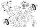 Page B Diagram and Parts List for 5521 CHVB 954223883 -2004-07 Husqvarna Lawn Mower