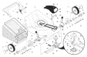 Part Location Diagram of 532189182 Husqvarna Lawn Mower Drive Control Assembly w/Cable