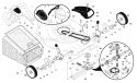 Part Location Diagram of 532194643 Husqvarna Frame, Grassbag