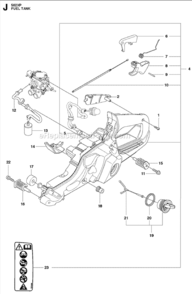 Part Location Diagram of 505165901 Husqvarna Cover