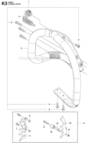 Part Location Diagram of 577976301 Husqvarna Spike Outer