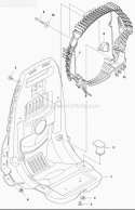 Frame Diagram and Parts List for 2011-05 Husqvarna Leaf Blower / Vacuum