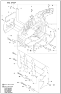 Page F Diagram and Parts List for 570 EPA 2008-08 Husqvarna Chainsaw