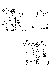 Carburetor/fuel filter Diagram and Parts List for  Husqvarna Lawn Tractor
