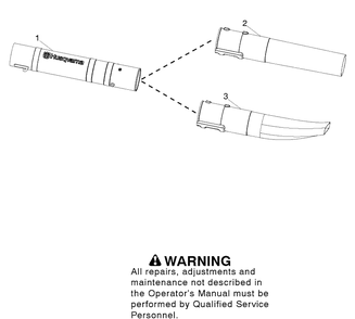 Tube Diagram and Parts List for (LOWES)(2010-01) Husqvarna Leaf Blower / Vacuum